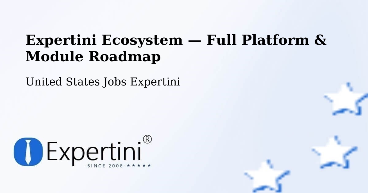Expertini Ecosystem — Full Platform & Module Roadmap – Muncie